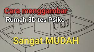 Maybe you would like to learn more about one of these? Cara Menggambar Rumah 3d Tes Psiko Sangat Mudah Youtube