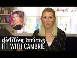 Dietitian Reviews Fit With Cambrie What I Eat In A Day - Youtube