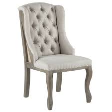 Also set sale alerts and shop exclusive offers only on shopstyle. World Interiors Portia Off White Tufted Linen Dining Chair Zwsh571 Nook Cottage