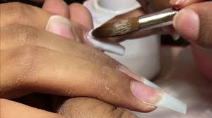 Soft White Glow In The Dark Acrylic Nails Full Video Youtube Don't forget to like,comment, and subscribe ❤️ materials needed cuticle pusher nail clippers(straight edge) 100/180 grit nail file 180 grit sanding bands.