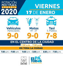 Para este martes 10 de agosto el pico y placa para taxis en medellín aplica para aquellos que terminen en el número 8. Pico Y Placa Para Hoy Alcaldia De Armenia Facebook