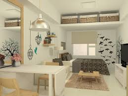 Modern dorm room with with the openness of a studio apartment, sometimes it's hard to establish a defined floor plan. Small Space Studio Type Room Design Novocom Top