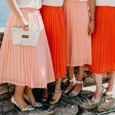 La Jupe Midi Plissee Sur Mesure Mariage Jupe Sezane Idees De Mode Jupe