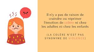 Actuellement, plus rien ne me blesse. Il N Y A Pas De Raison De Craindre Ou Reprimer L Emotion De Colere Ni Chez Les Adultes Ni Chez Les Enfants La Colere N Est Pas Synonyme De Violence Apprendre A Eduquer