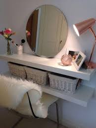Floating Shelves Small Bedroom Vanity In 2020 Small Bedroom Vanity Small Bedroom Bedroom Diy