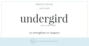 Word Of The Day Undergird Merriam Webster Word Of The Day Uncommon Words Words