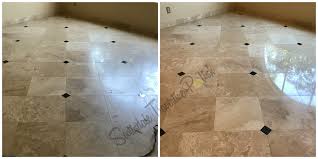 Semi Gloss Travertine Tile Finish Www Scottsdaletravertinepolish Com Travertine Tile How To Make Tiles Travertine