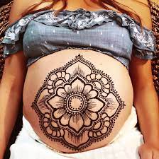 Belly henna, is natural way of adorning and honoring your beautiful pregnant body. Pregnancy And Belly Henna Tattoo Blessings Baby Shower Baby Shower Ideas Birth Prep And More Mothersun And The Captain Sisterhood Of The Sun Blog