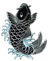 Black Koi Koi Tattoo Design Koi Tattoo Japanese Koi Fish Tattoo
