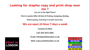 100 85x55mm business cards printed both sides using recommended specifications including express. Looking For Staples Copy And Print Shop Near Me Youtube