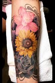 We have found 61 of the prettiest sunflower tattoo designs. Tattoo Uploaded By Vega Flower Flowers Flowertattoo Sunflower Rose Crystal Lace Tattooartist Tattoo Tattoos Ink Inked Illustration Art Artist 742344 Tattoodo