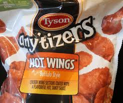 The ice glazed means that they are each surrounded by a thin layer of ice which makes it easier to grab individual wings out of the bag. Air Fryer Tyson Chicken Wings Fork To Spoon