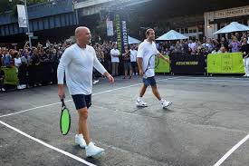 1 a record six straight times. Pete Sampras And Andre Agassi Reunite For Nike Tennis Match Vanity Fair