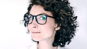Curly hair is naturally adorable. Woman With Glasses Curly Hair 1600 Futurity