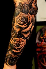 Rose tattoo is much more flexible and will work nicely in most body parts, for example, arm, forearm, sleeve, chest, hands, back, wrist, thigh, neck, leg and shoulder. Pin On Tattoo