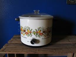 Vintage Crock Pot Crockpot La Cuisine Sim R Pot Slow Cooker Large Tested Crock Pot With Removable Milk Glass Ins Crock Pot Slow Cooker Crock Vintage Appliances