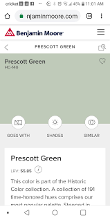 Benjamin Moore Prescott Green Benjamin Moore Historical Colors Benjamin Moore Green Paint Colors Benjamin Moore