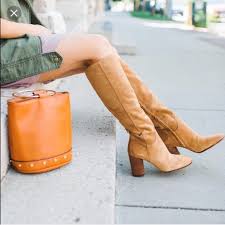 Toasted coconut lucca suede leather/tropical snake print leather. Sam Edelman Shoes Sam Edelman Camellia Tan Camel Suede Tall Boots 6 Poshmark