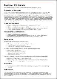 It is neat and decent and. Engineer Cv Sample Curriculum Vitae Builder Engineering Resume Templates Cv Template Word Cv Sample