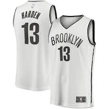 Featuring the team's insignia front and centre, the jersey also features a silver nike swoosh on the show the pride you have in your team and their place in the top 16 with the earned edition jersey, a. James Harden Jersey T Shirts Harden Nets Gear Majestic Athletic