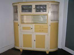 Retro Vintage Kitchen Cupboard Cabinet Wood With Leadlight Glass Doors Ebay Vintage Kitchen Accessories Vintage Kitchen Vintage Kitchen Cabinets
