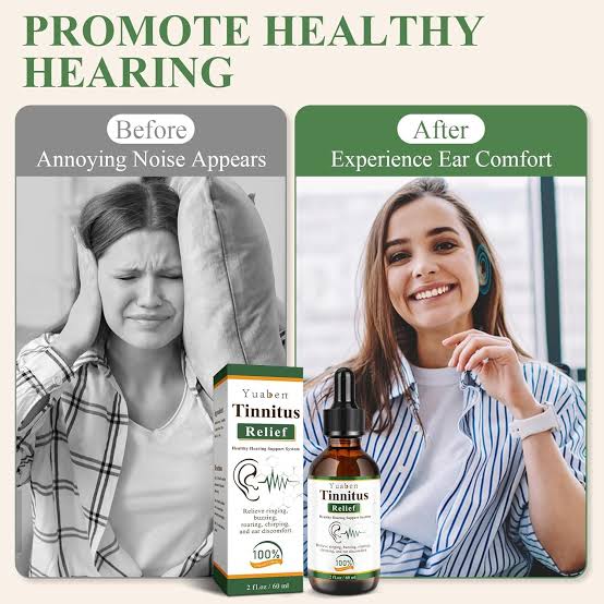 Yuaben Tinnitus Relief Drops | Healthy Hearing Support System | 60ml -  Trader Pakistan