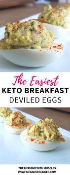 Perfect Keto Breakfast Avocado Deviled Eggs Keto Recipes Easy Low Carb Breakfast Recipes Keto Deviled Eggs