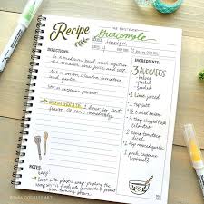 Recipe Journal Baking Tools Blank Cookbook Hand Illustrated Recipe Notebook Family Recipes Gift For Her Recipe Book Blank Cookbook Recipe Book Design