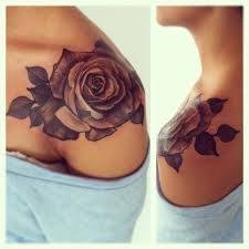 Shoulder Cap Rose Tattoo Google Search Pretty Tattoos For Women Shoulder Tattoos For Women Tattoos