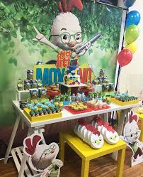 Chicken Little Birthday Party Chicken Mini Pinatas Farm Birthday Party With Glitter And Confetti Farm Birthday Party Farm Birthday Party Chicken
