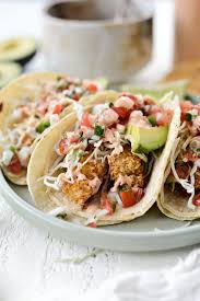Either way, they're healthy, fresh and bursting with serious taco goodness! Air Fryer Baja Fish Tacos Simply Scratch