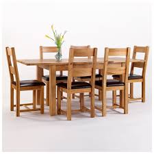 Always protected with table pad protector when in use. Rustic Oak Dining Table And 6 Chairs Extending Westbury Mobel Oak