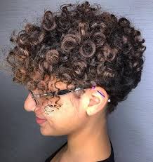 Go edgy with your spiraled locks by opting for an 21. 50 Bold Curly Pixie Cut Ideas To Transform Your Style In 2020