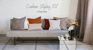 Bed pillow sizes are broadly categorized under standard, queen, king and body pillows. Cushion Styling 101 Belhams Interiors New Plymouth