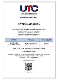 Malah kerajaan akan tambah projek tebatan banjir supaya bencana banjir dapat dikawal. Utc Sungai Petani Siaran Facebook