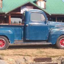 Image result for Brockway Light Blue 1948 Truck