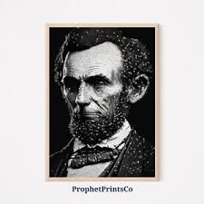 Buy Abraham Lincoln Art Print, Abe Lincoln Art, President Painting Online  in India