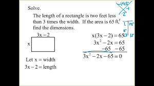 6 9 Solving Word Problems With Factoring Mp4 Youtube Solving Word Problems Word Problems Quadratics