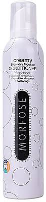 It hydrates and moisturizes dry, parched hair; Morfose Creamy Blow Dry Mousse White Styling Mousse Conditioner 300 Ml Pro Clipper Com