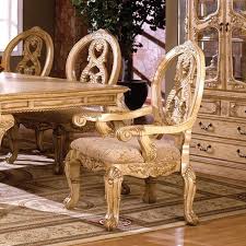 Tuscany Ii Arm Chair Antique White Set Of 2 Furniture Of America In Dining Chairs The Rich Details Armchair Solid Wood Dining Chairs Furniture Of America