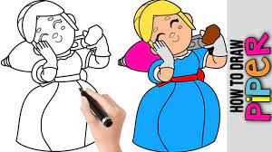 How To Draw Piper From Brawl Stars Cute Easy Drawings Tutorial For Beg Easy Drawings Cute Easy Drawings Drawing Tutorial