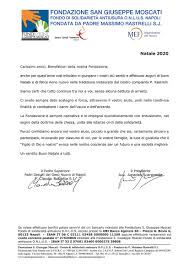 Lettera Di Natale 2020 Antiusuramoscati