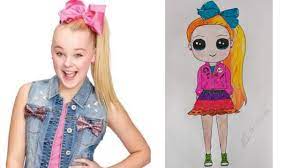 Please like, comment, and share. How To Draw A Jojo Siwa Doll Famous American Singer Youtube
