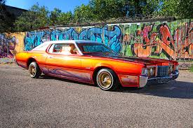 Image result for Dark Blue 1972 Thunderbird