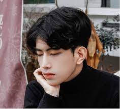 Latest Hot Style The Parting Perm With Two Block Haircut Permed Hairstyles Two Block Haircut Korean Men Hairstyle