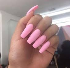 Black And Pink Acrylic Nails Coffin 16 Trendy Ideas Nails Acrylic Coffin Pink Long Pink Acrylic Nails Barbie Pink Nails Matte Pink Nails