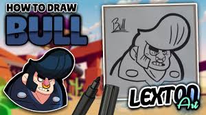 Bull is a common brawler who is unlocked as a trophy road reward upon reaching 250 trophies. How To Draw Bull Brawl Stars Lextonart Youtube
