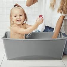 The space saving design makes it easy to store and convenient to use at home or when traveling, encouraging more shared bath time moments. Stokke Flexi Bath Foldable Baby Bathtub Dealmoon