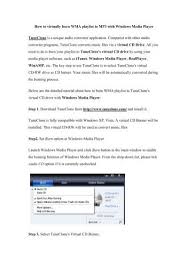 How do i convert all my music to do that on my computer?? How To Virtually Burn Wma Playlist To Mp3 With Windows Media