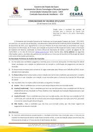 COMUNICADO Nº 33/2022-CEV/UECE